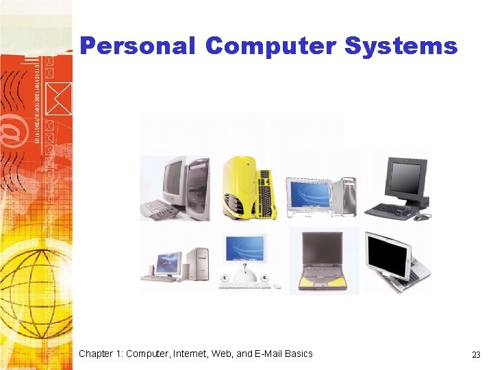 Personal Computer Systems Chapter 1: Computer, Internet, Web, and E-Mail Basics 23 