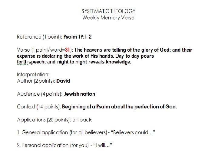 THIS WEEK IN SYSTEMATIC THEOLOGY 