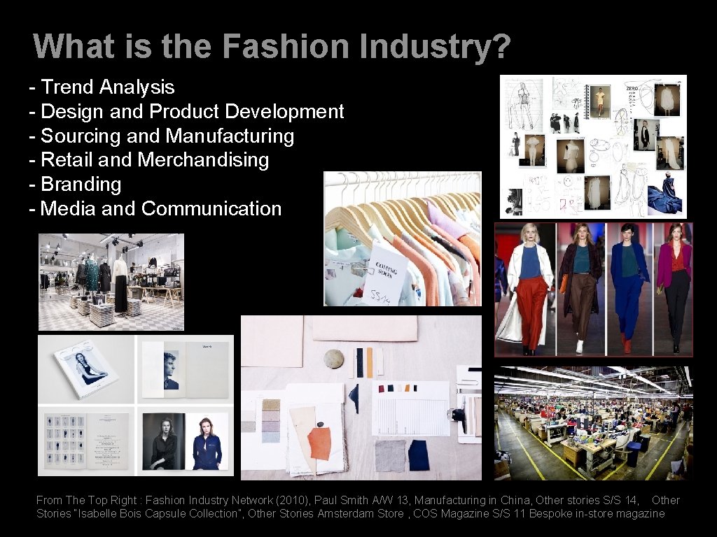 What is the Fashion Industry? - Trend Analysis - Design and Product Development -