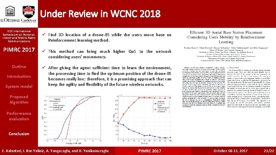 Under Review in WCNC 2018 IEEE International Symposium on Personal, Indoor and Mobile Radio