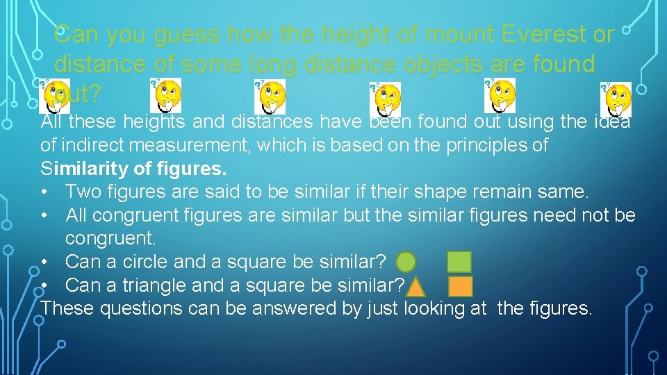 Can you guess how the height of mount Everest or distance of some long