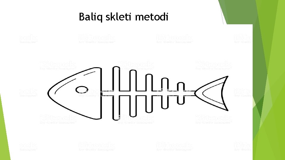 Baliq skleti metodi 