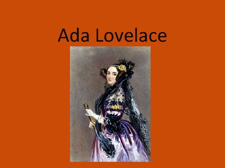 Ada Lovelace 