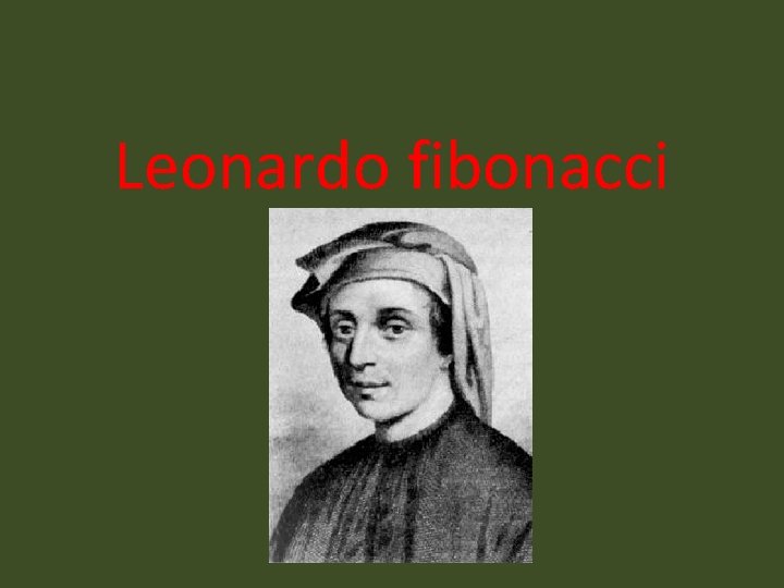 Leonardo fibonacci 