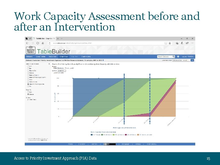 Work Capacity Assessment before and after an Intervention Access to Priority Investment Approach (PIA)