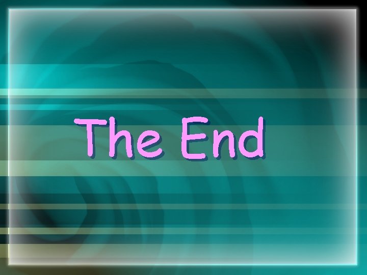 The End 