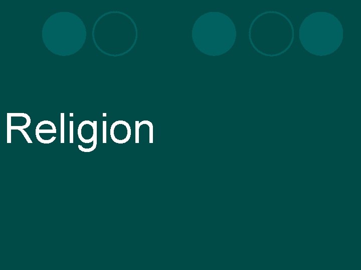 Religion 