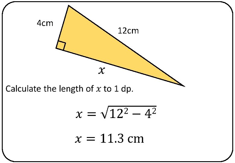 4 cm 12 cm 