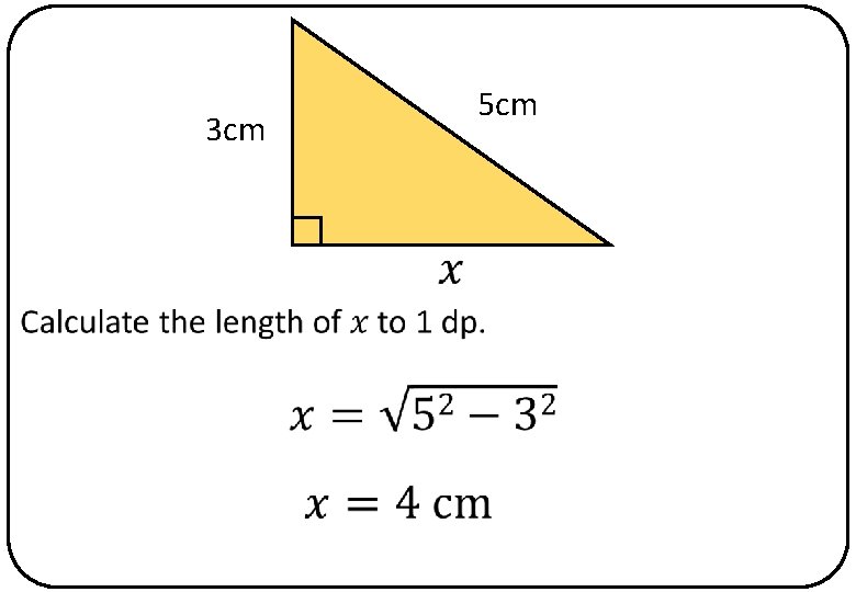 3 cm 5 cm 