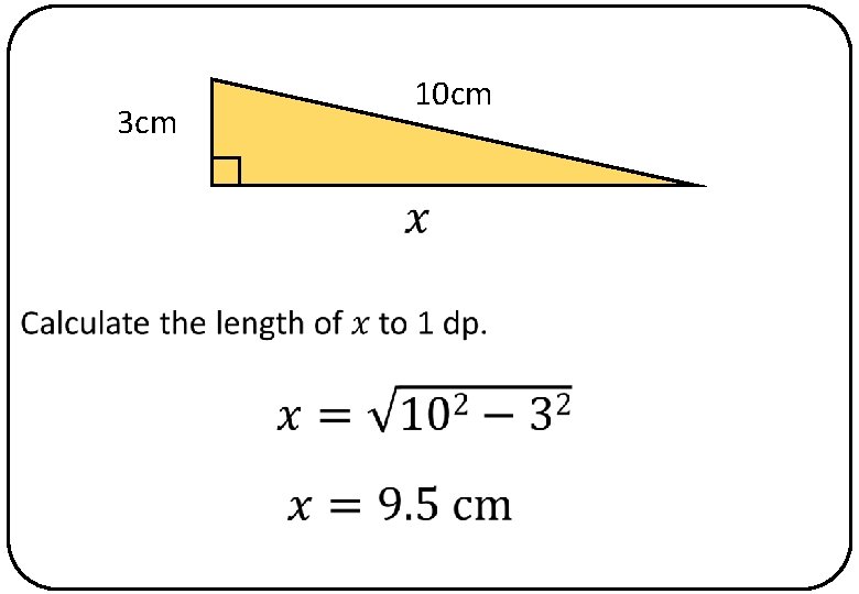 3 cm 10 cm 