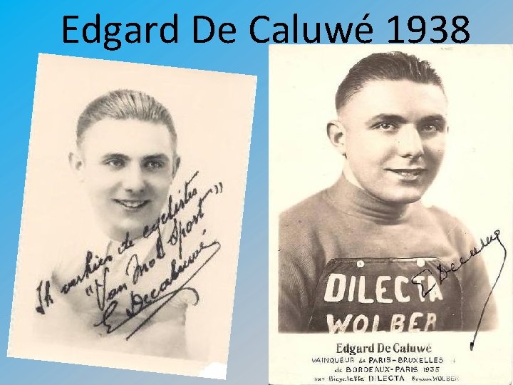 Edgard De Caluwé 1938 