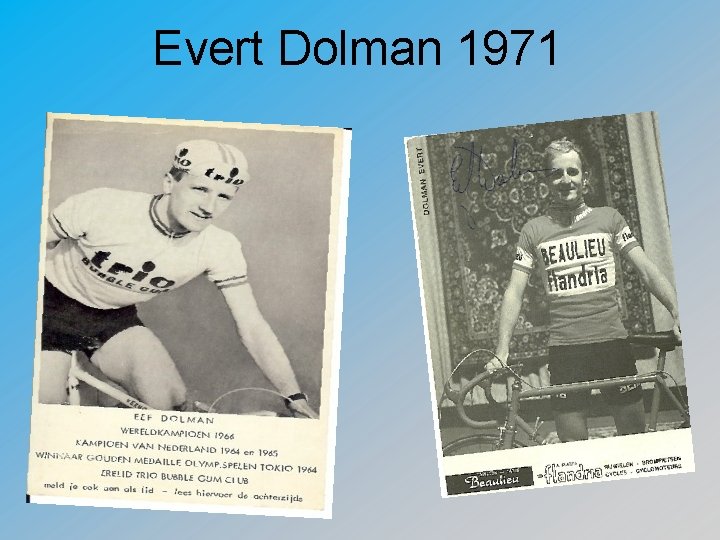 Evert Dolman 1971 