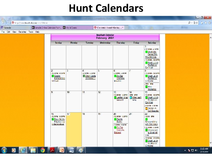 Hunt Calendars 