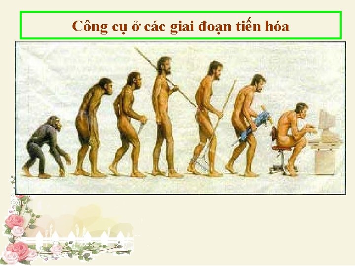 Công cụ ở các giai đoạn tiến hóa 