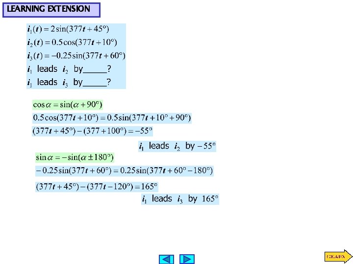 LEARNING EXTENSION LEARNING EXTENSION