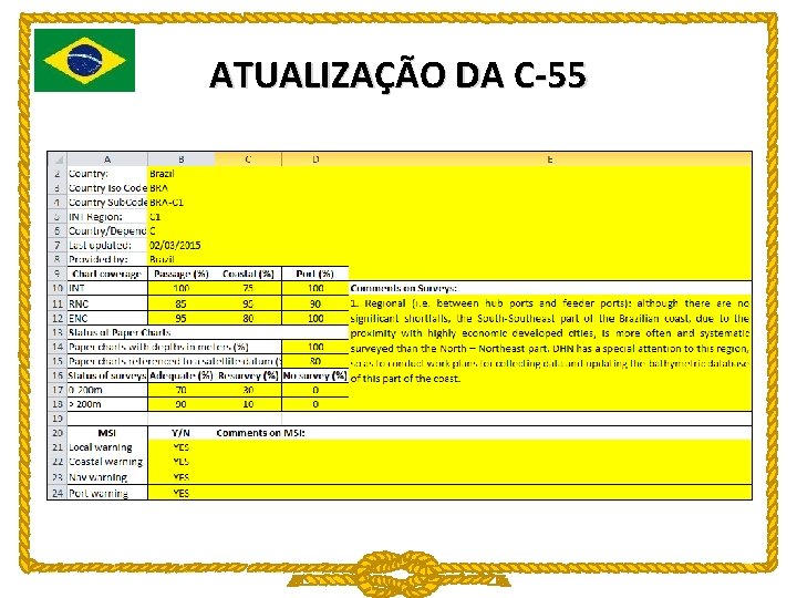 ATUALIZAÇÃO DA C-55 