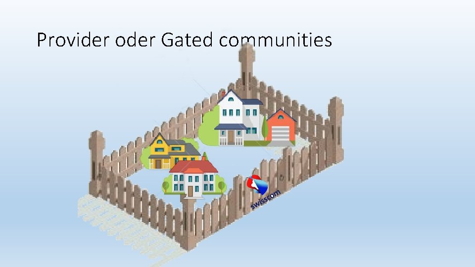 Provider oder Gated communities 