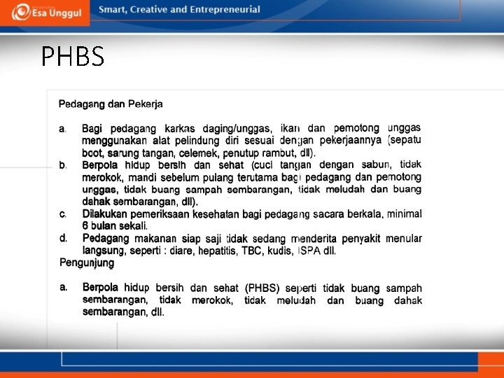 PHBS 