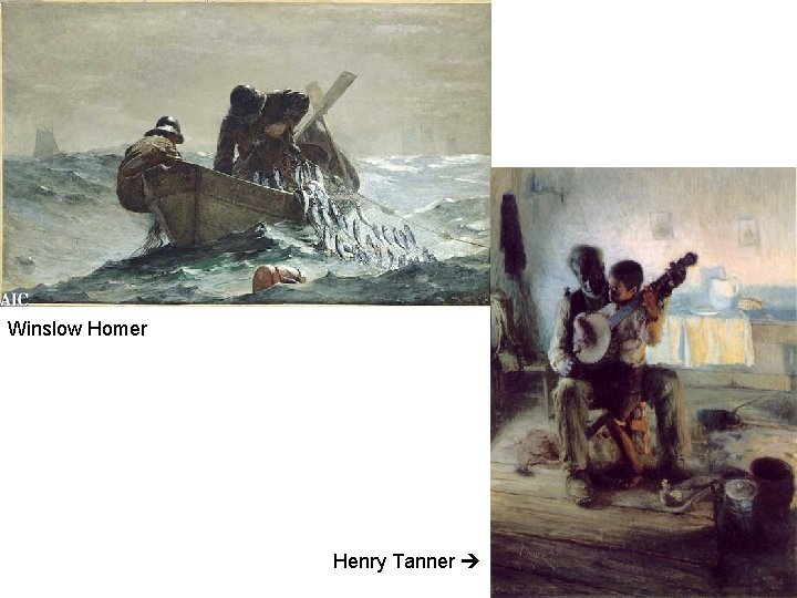 Winslow Homer Henry Tanner 