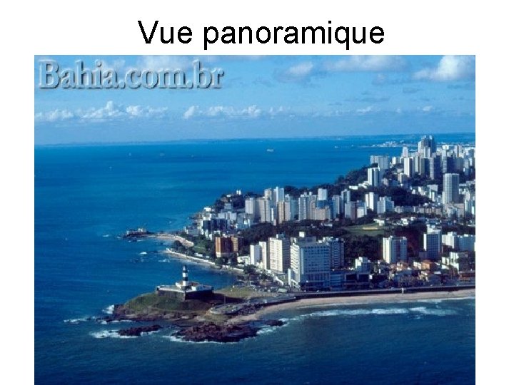 Vue panoramique 