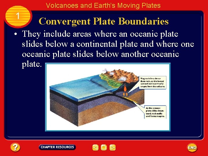 Volcanoes and Earth’s Moving Plates 1 Convergent Plate Boundaries • They include areas where