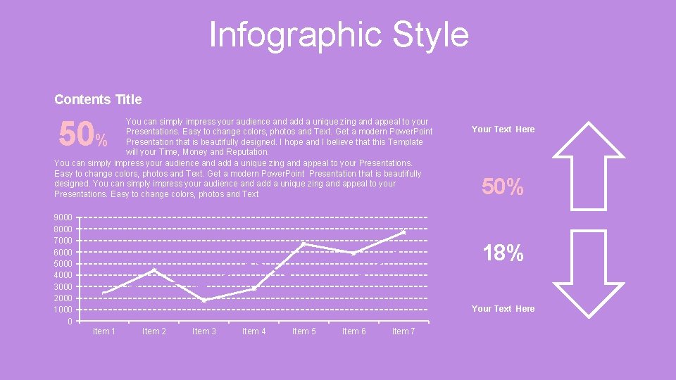 Infographic Style Contents Title 50% You can simply impress your audience and add a Infographic Style Contents Title 50% You can simply impress your audience and add a