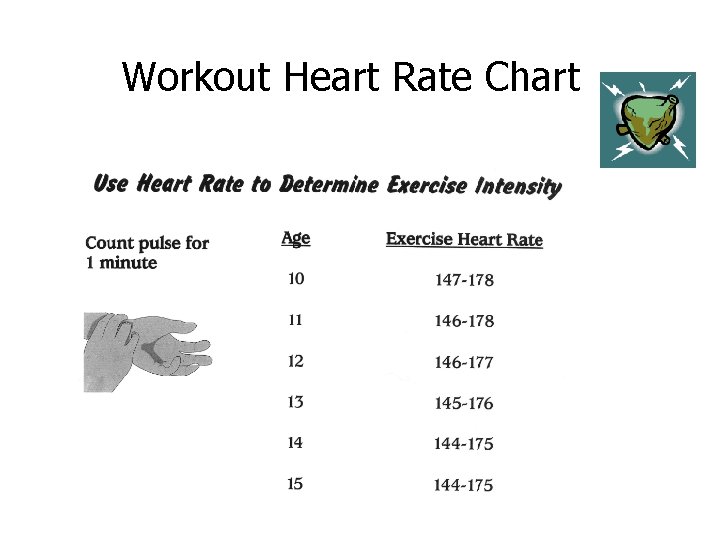 Workout Heart Rate Chart 