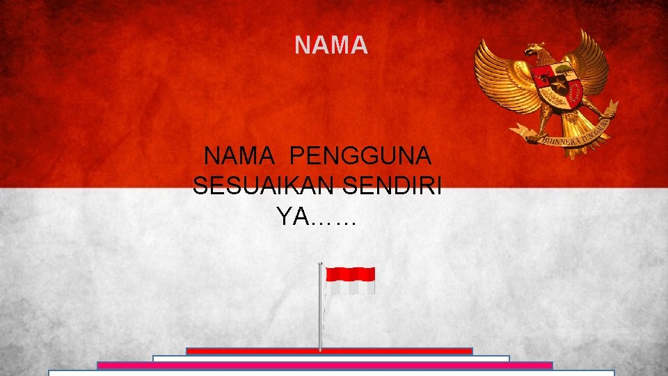 NAMA PENGGUNA SESUAIKAN SENDIRI YA…… 