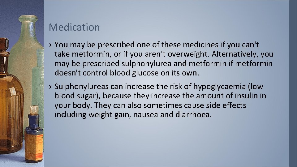 Medication › You may be prescribed one of these medicines if you can't take