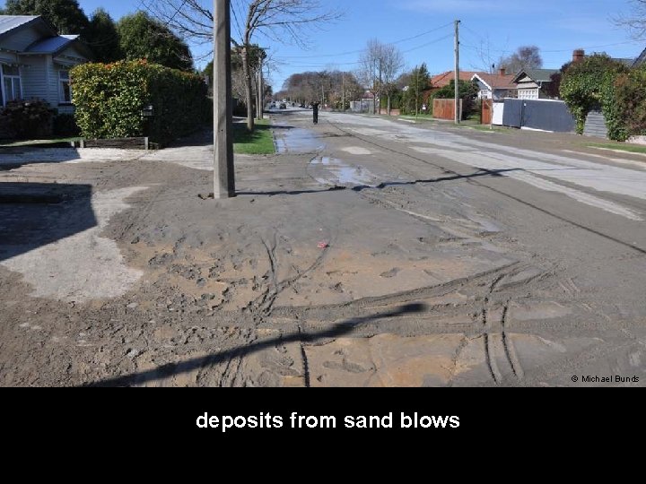 © Michael Bunds deposits from sand blows 