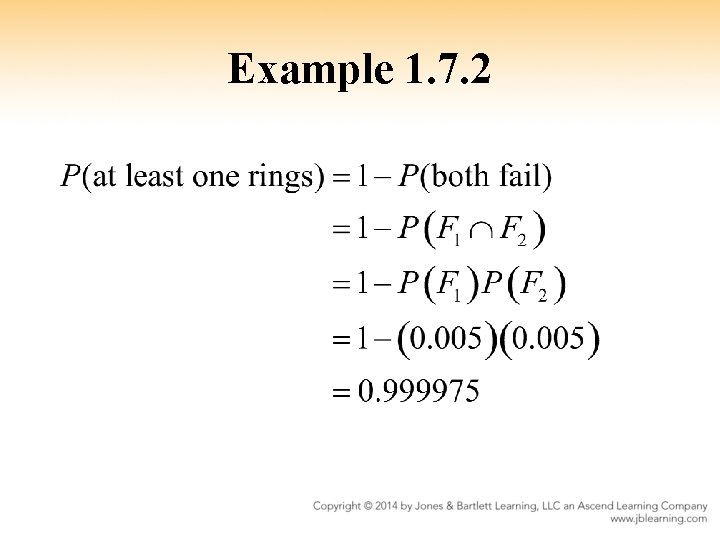 Example 1. 7. 2 