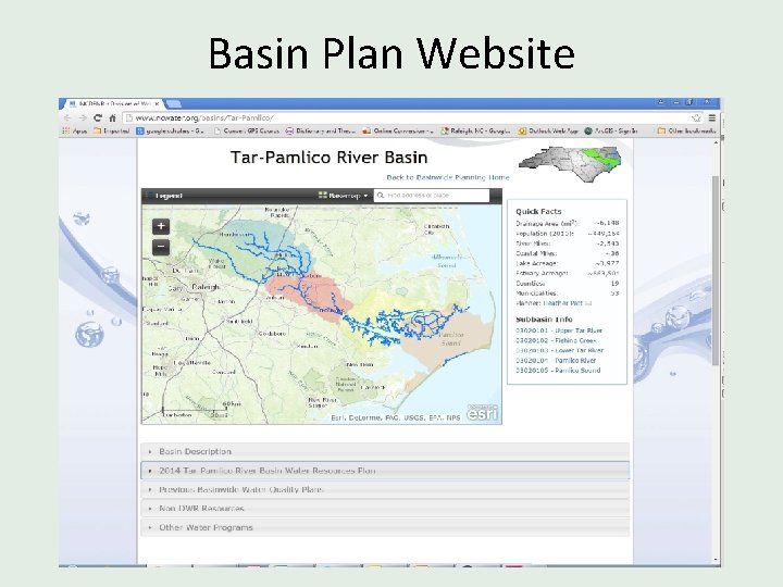 Basin Plan Website 