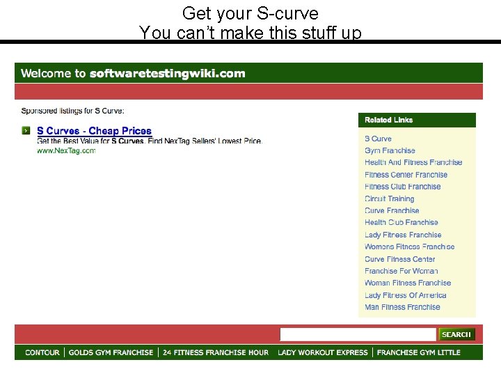 Get your S-curve You can’t make this stuff up 