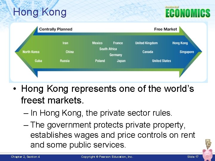 Hong Kong • Hong Kong represents one of the world’s freest markets. – In