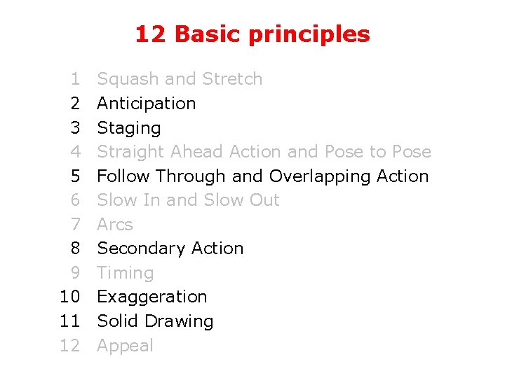 12 Basic principles 1 2 3 4 5 6 7 8 9 10 11