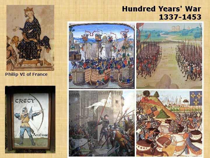 Hundred Years' War 1337 -1453 Philip VI of France 