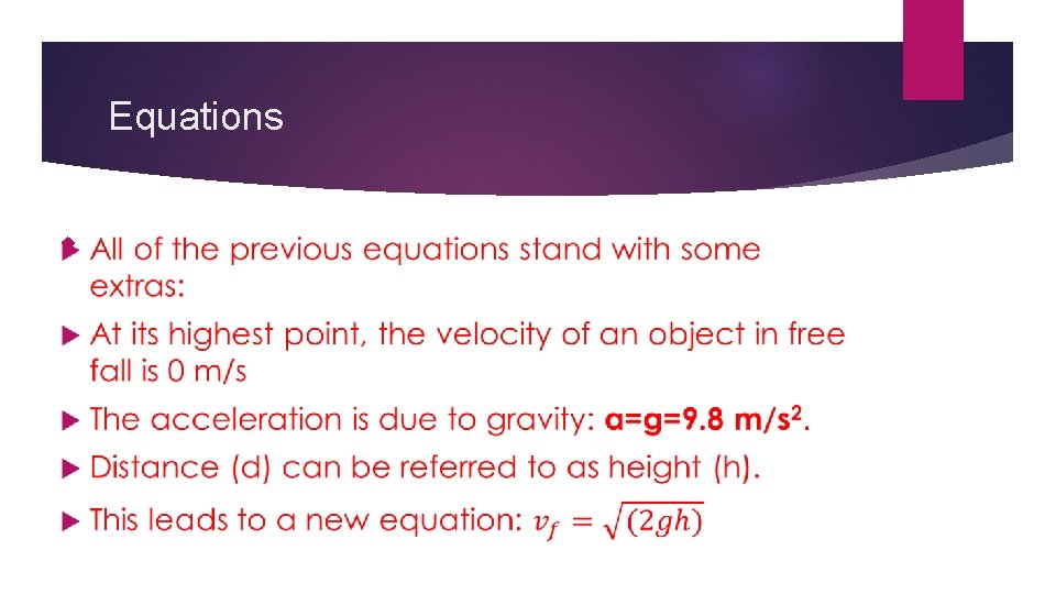 Equations 