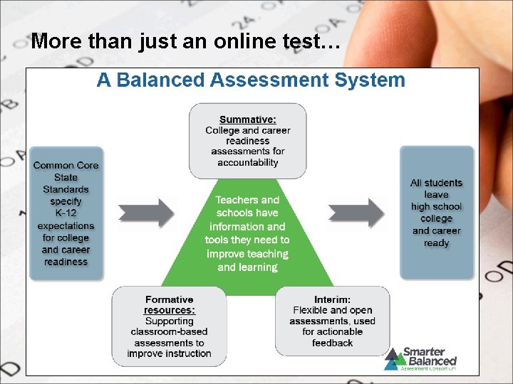 More than just an online test… 