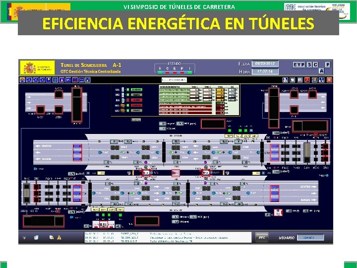 VI SIMPOSIO DE TÚNELES DE CARRETERA EFICIENCIA ENERGÉTICA EN TÚNELES EXPLOTACIÓN SOSTENIBLE DE TÚNELES
