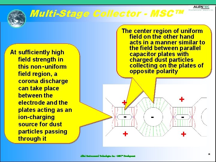 Multi-Stage Collector - MSC™ At sufficiently high field strength in this non‑uniform field region,