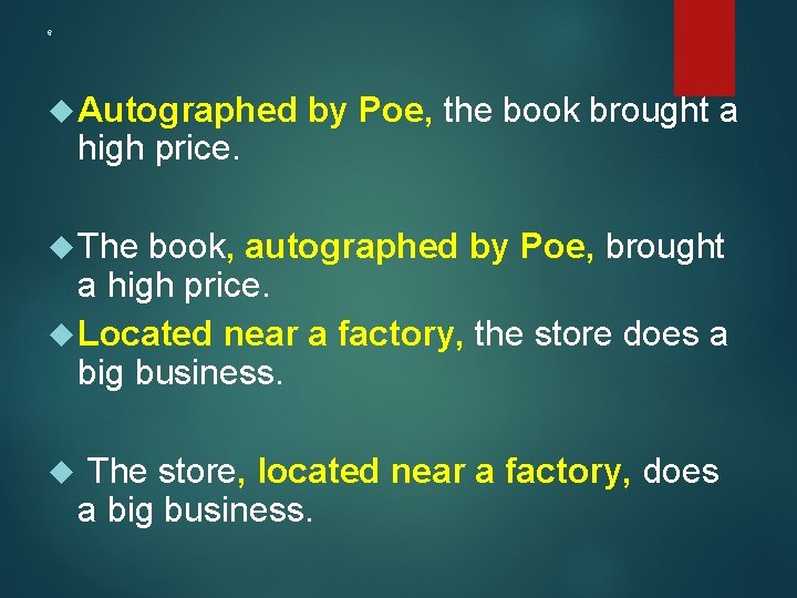 6 Autographed high price. by Poe, the book brought a The book, autographed by