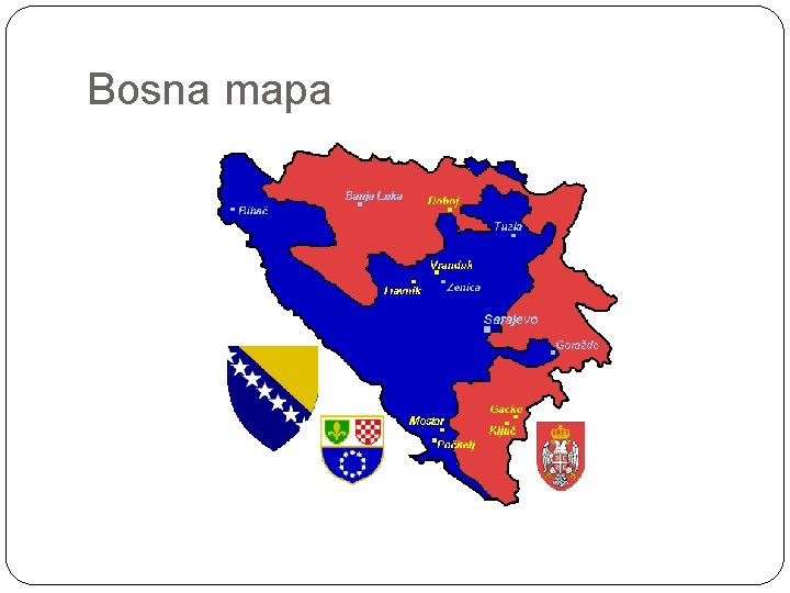 Bosna mapa 