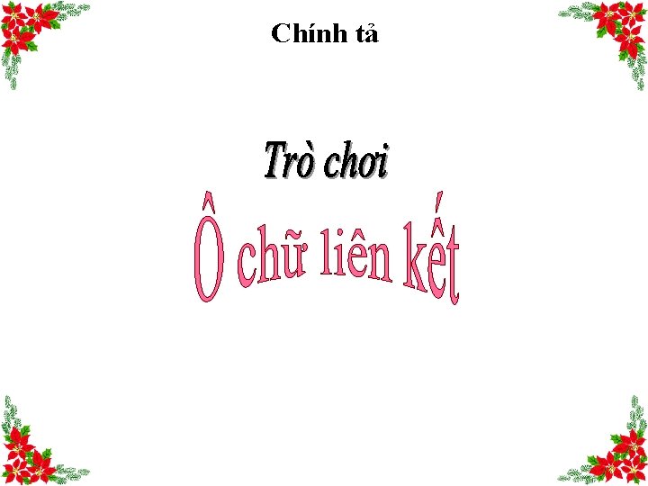 Chính tả 