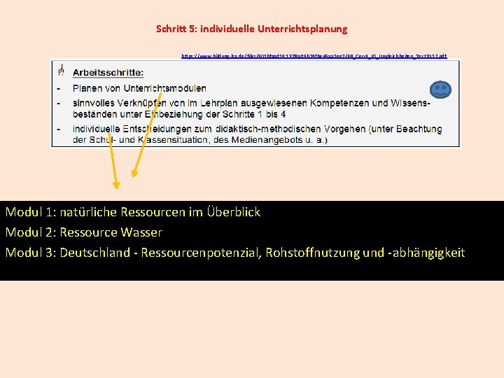 Schritt 5: individuelle Unterrichtsplanung https: //www. bildung-lsa. de/files/901 bfaad 19132 f 9 a 89