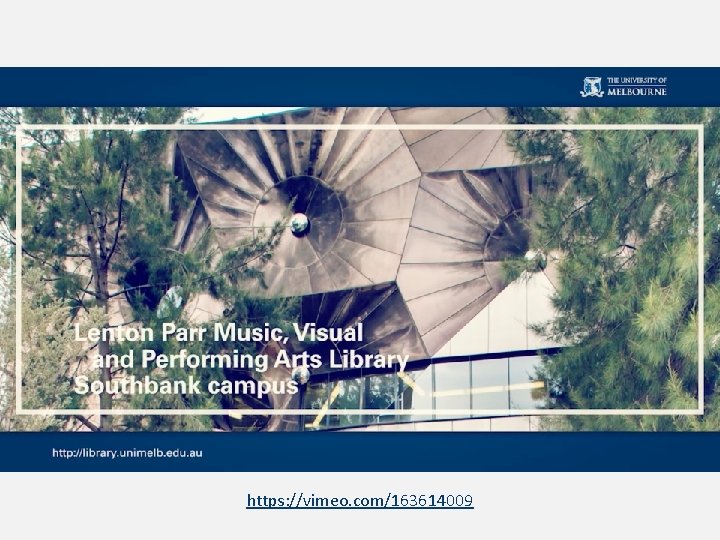 https: //vimeo. com/163614009 https: //vimeo. com/163614009
