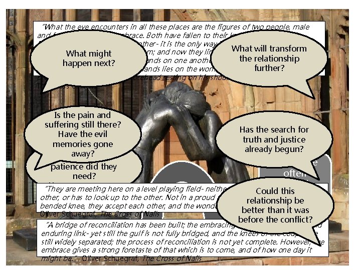 “What the eye encounters in all these places are the figures of two people,