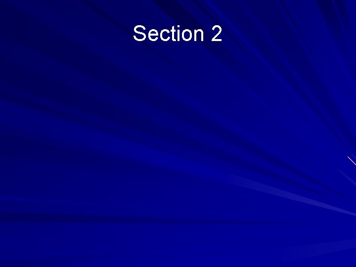 Section 2 