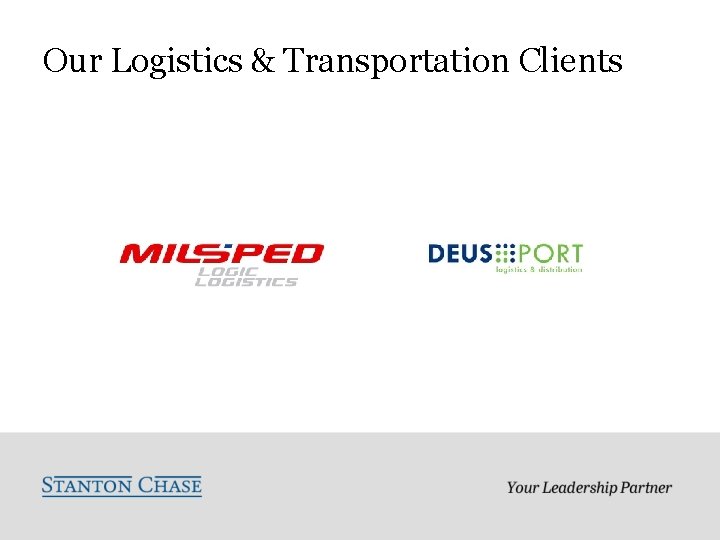 Our Logistics & Transportation Clients 