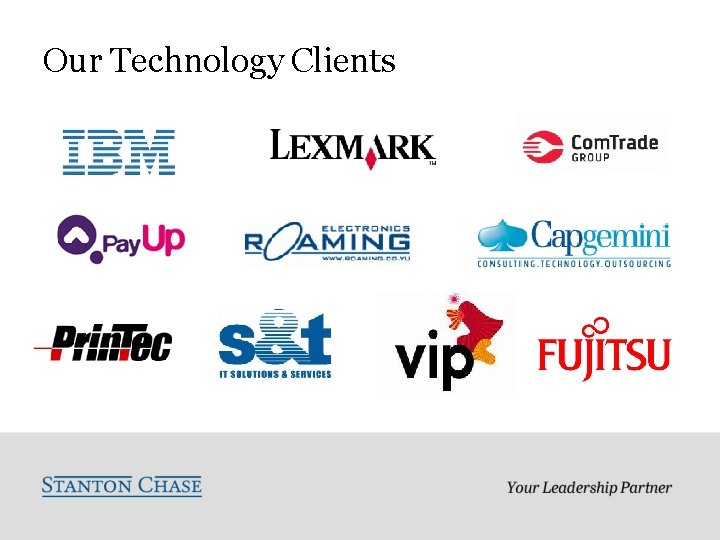 Our Technology Clients 