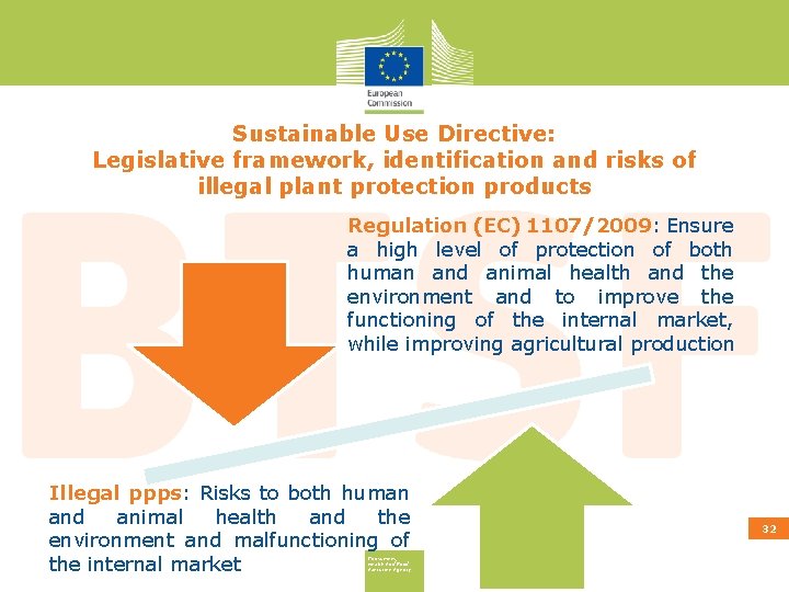 Sustainable Use Directive: Legislative framework, identification and risks of illegal plant protection products Regulation